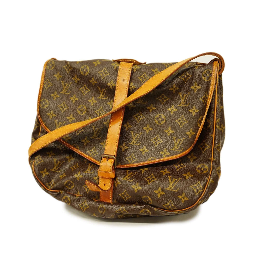 LOUIS VUITTONAuth  Monogram Saumur 35 M42254 Women's Shoulder Bag