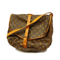 LOUIS VUITTONAuth  Monogram Saumur 35 M42254 Women's Shoulder Bag