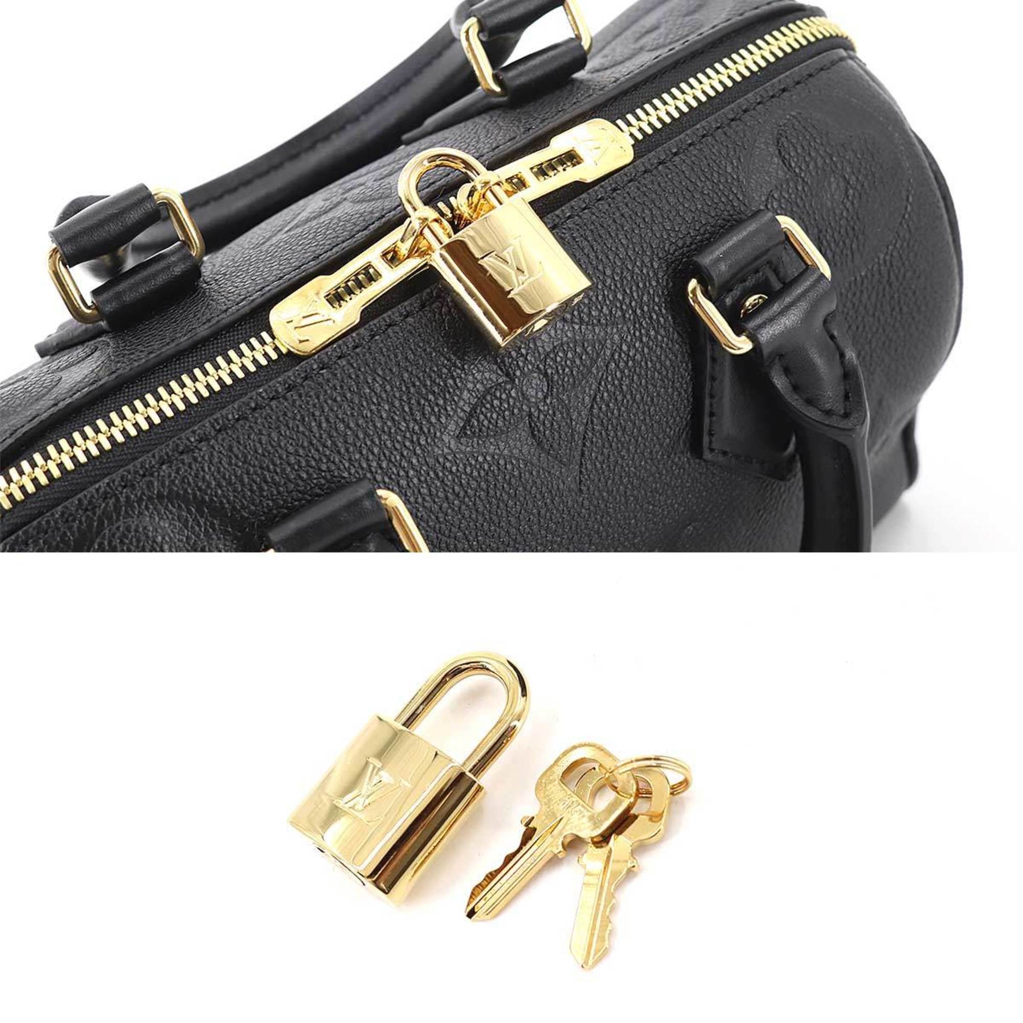 Louis Vuitton Monogram Implant Speedy Bandouliere 20 2way Hand Shoulder Bag Noir M58953 RFID
