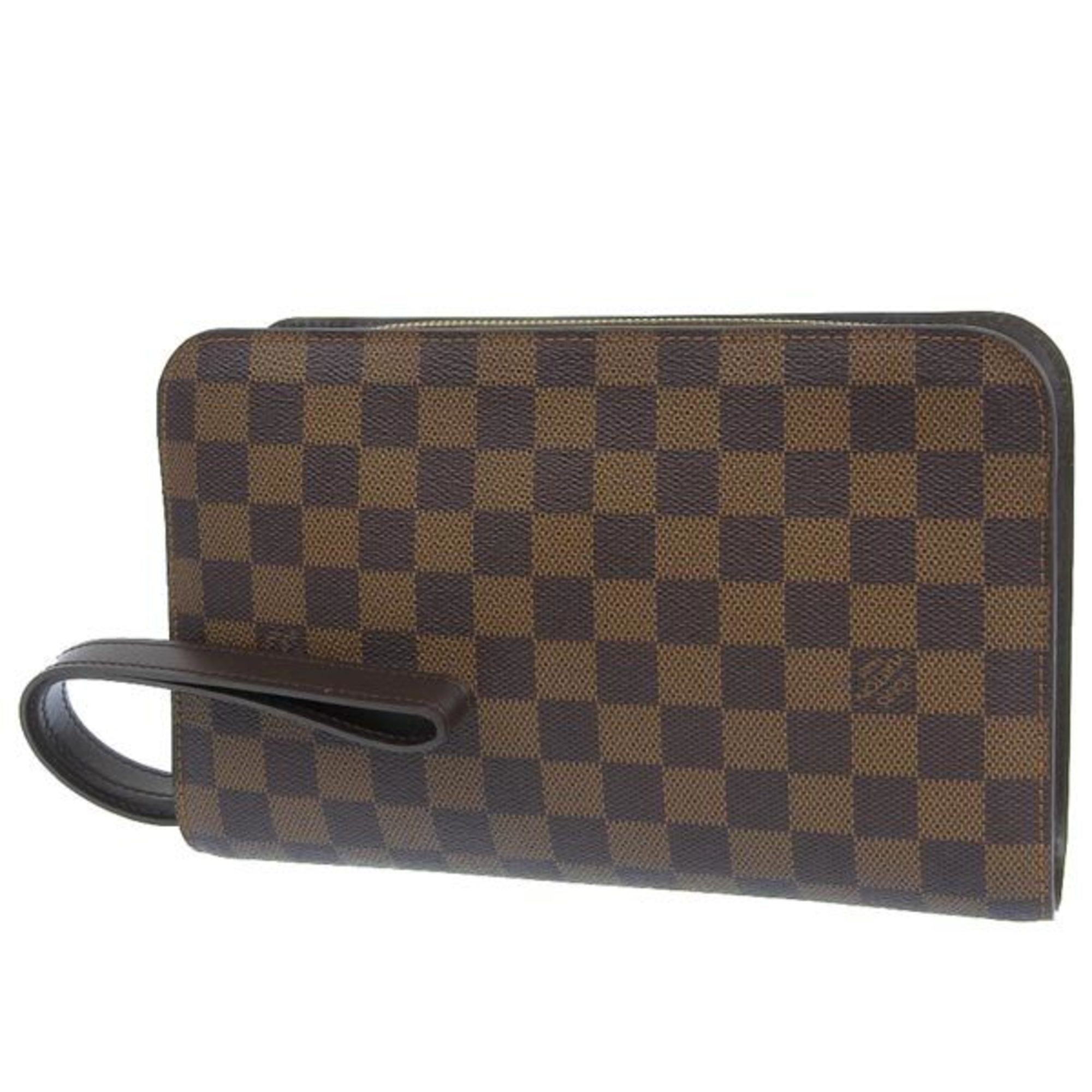 LOUIS VUITTON Damier Saint Louis Second Bag Clutch N51993 Brown Men's