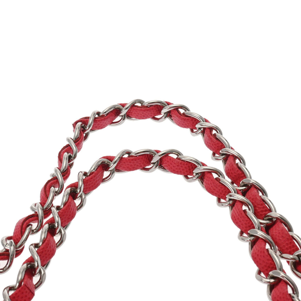 CHANEL Matelasse Chain Shoulder Sold Product Pink A91731 Women's Caviar Skin Bag