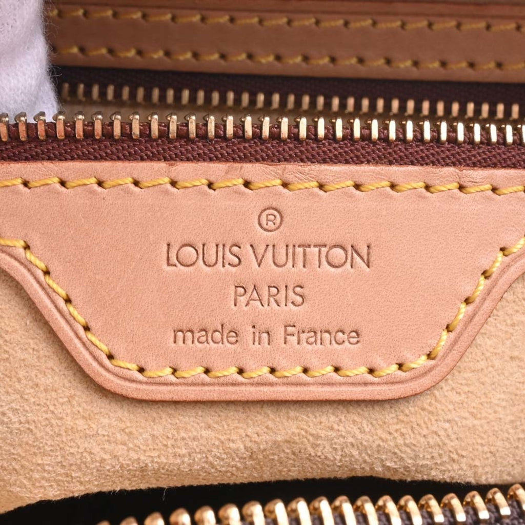 LOUIS VUITTON Monogram Looping GM Shoulder Bag M51145 Brown Women's