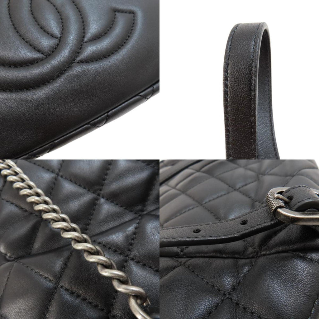 CHANEL Matelasse Coco Mark Backpack/Daypack Lambskin Women's
