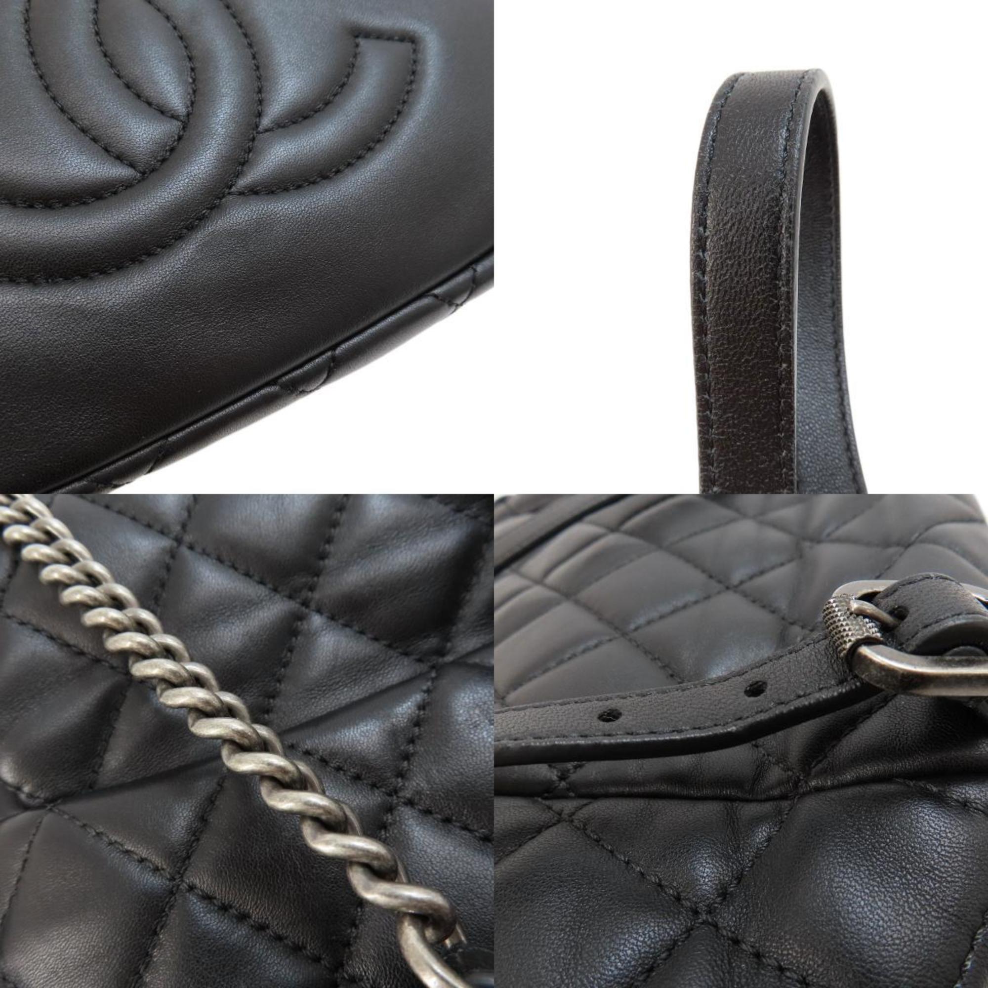 CHANEL Matelasse Coco Mark Backpack/Daypack Lambskin Women's