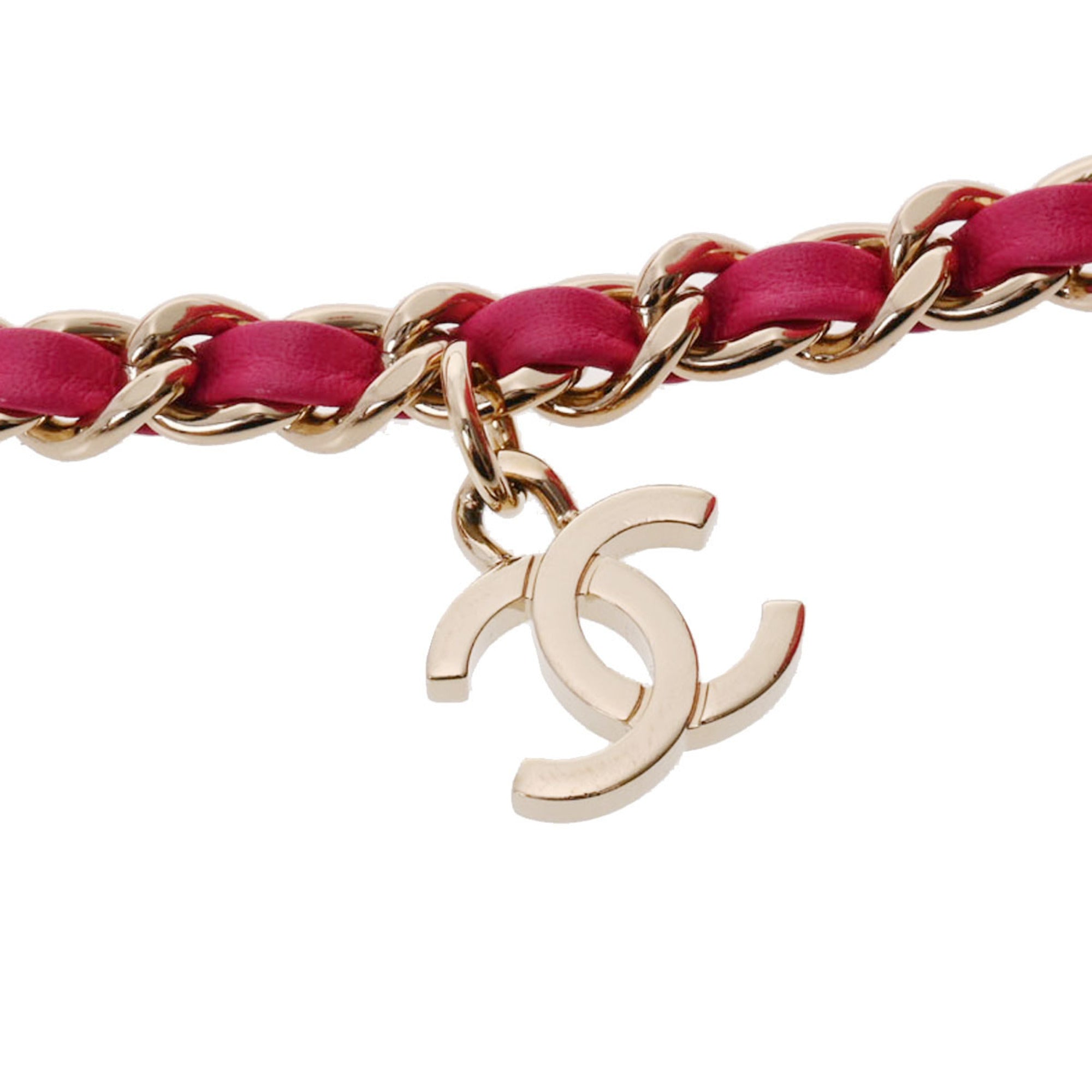 CHANEL Vanity Chain Shoulder Pink AS0323 Ladies Lambskin Bag