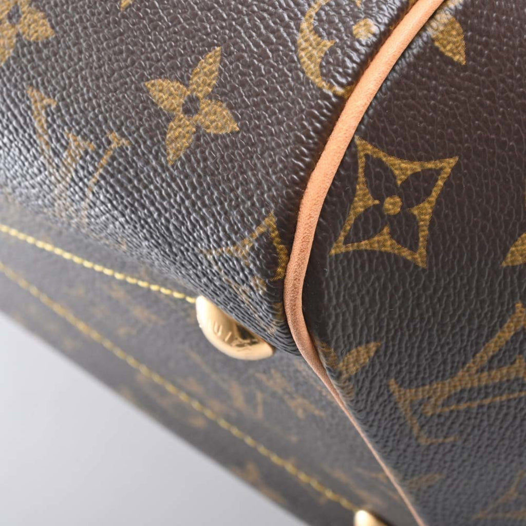 LOUIS VUITTON Monogram Tivoli GM Handbag M40144 Brown Women's