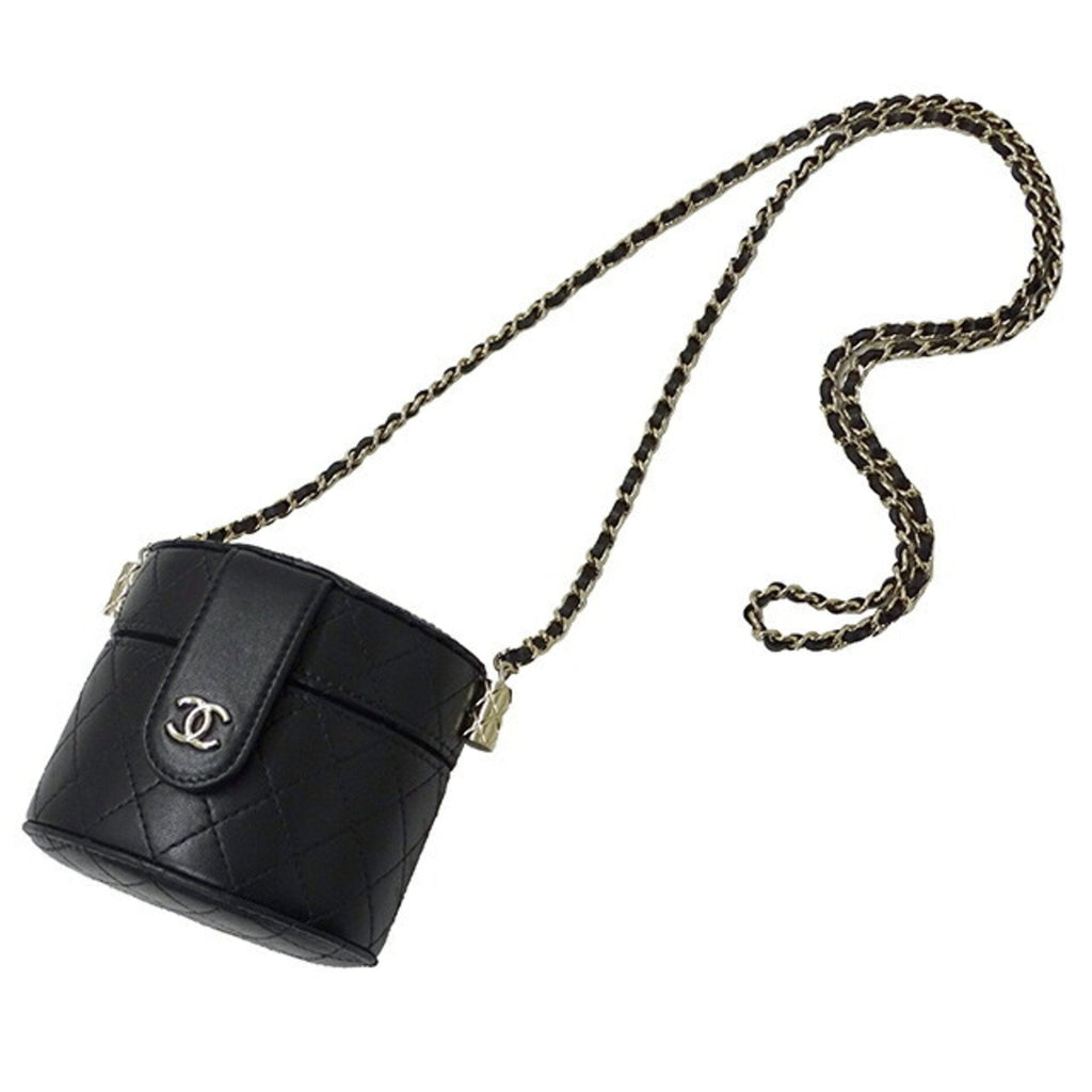 CHANEL AP1616 / ― Women's Suede Shoulder Bag Black