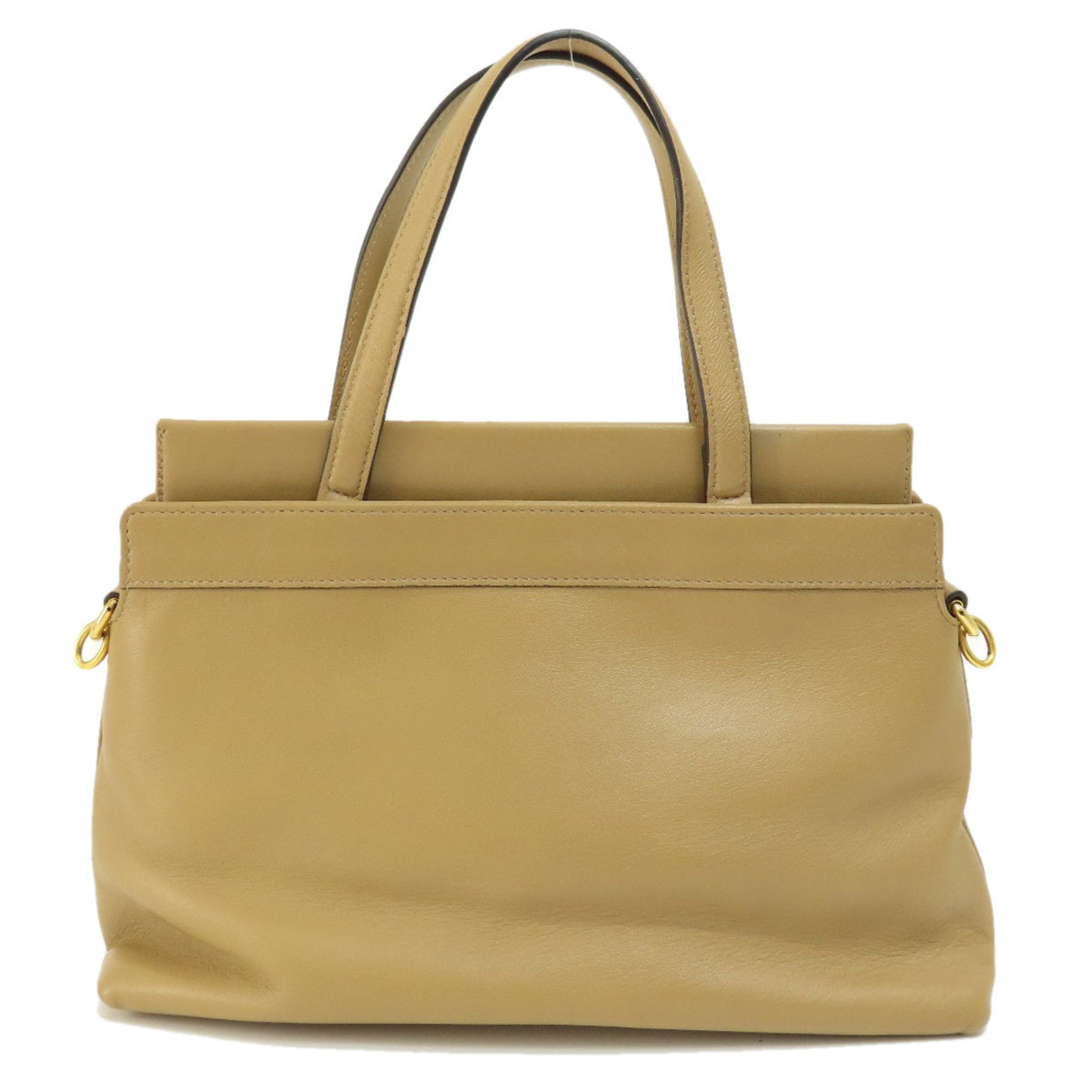 GUCCI 631663 Metal Handbag Leather Women's