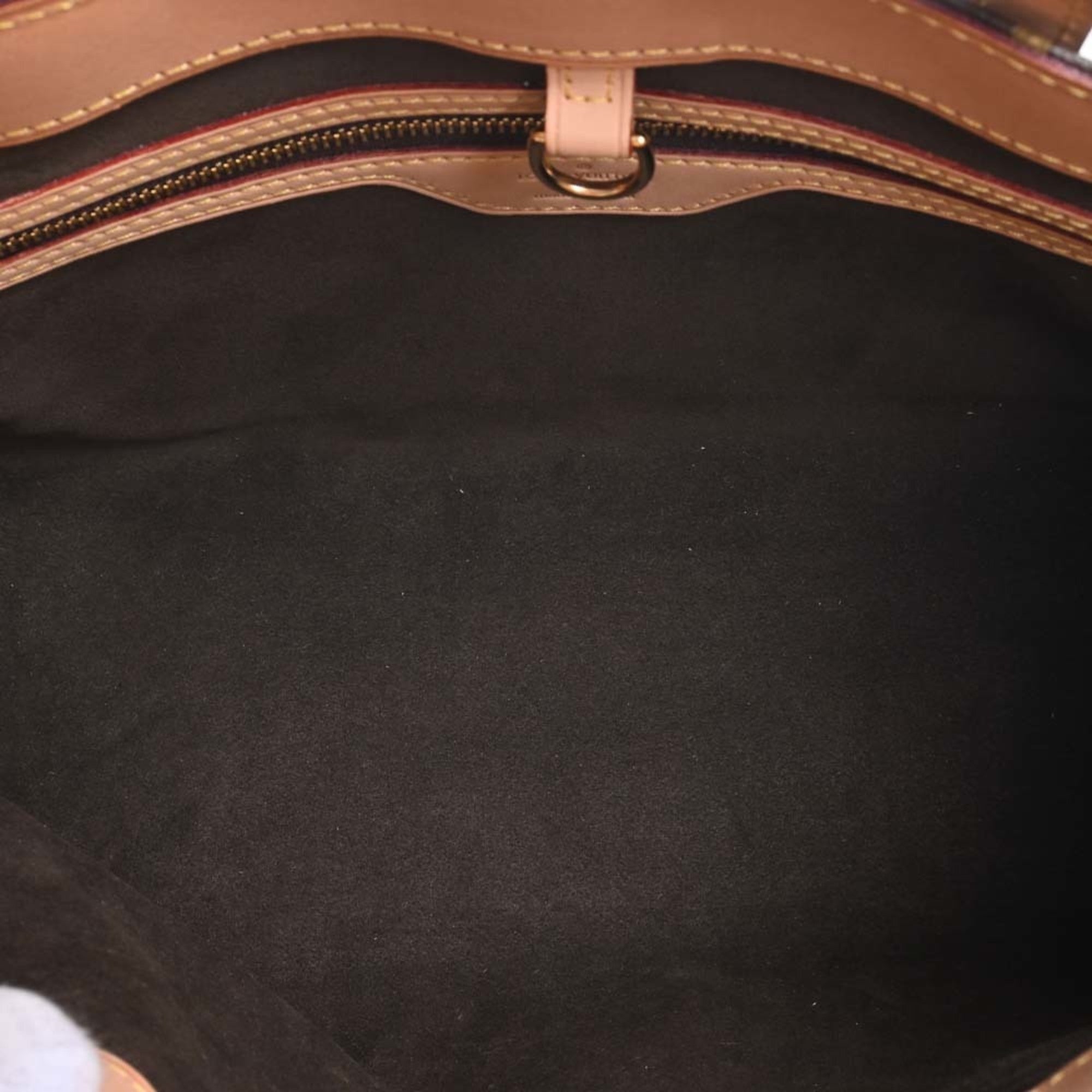LOUIS VUITTON Monogram Wilshire PM Handbag M45643 Brown Women's