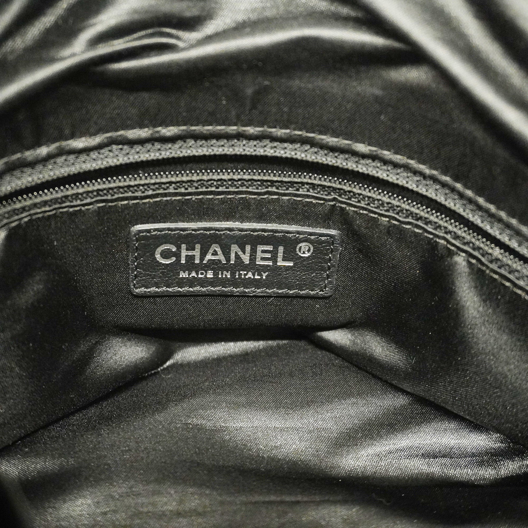 CHANELAuth  Bubble Quilt Chain Shoulder Women's Leather Shoulder Bag