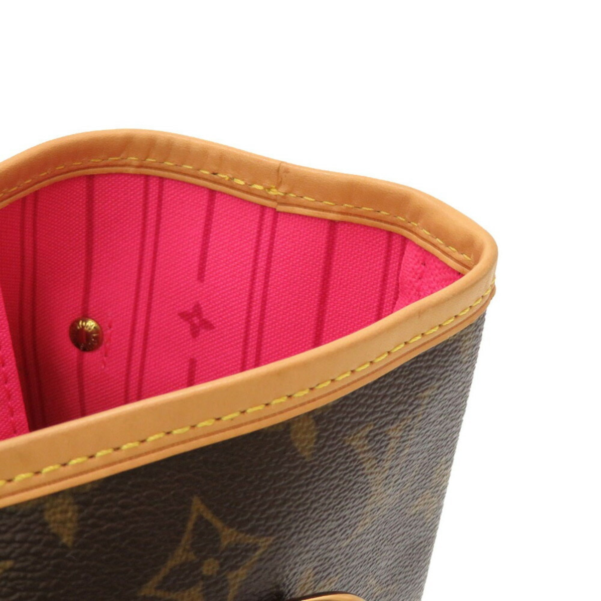 LOUIS VUITTON Monogram Rose Neverfull MM M48613 Tote Bag