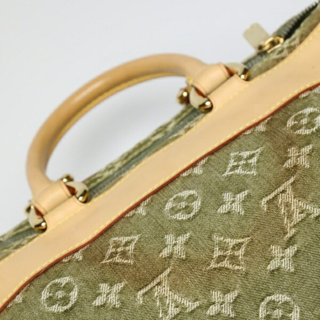 LOUIS VUITTON Neo Speedy Monogram Denim Mini Boston M95215  Riken [Khaki] Handbag LV