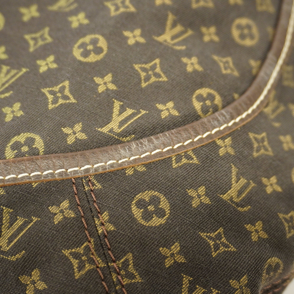 LOUIS VUITTONAuth  Monogram Mini Lin Manon MM M95619 ShoulderBag Ebene