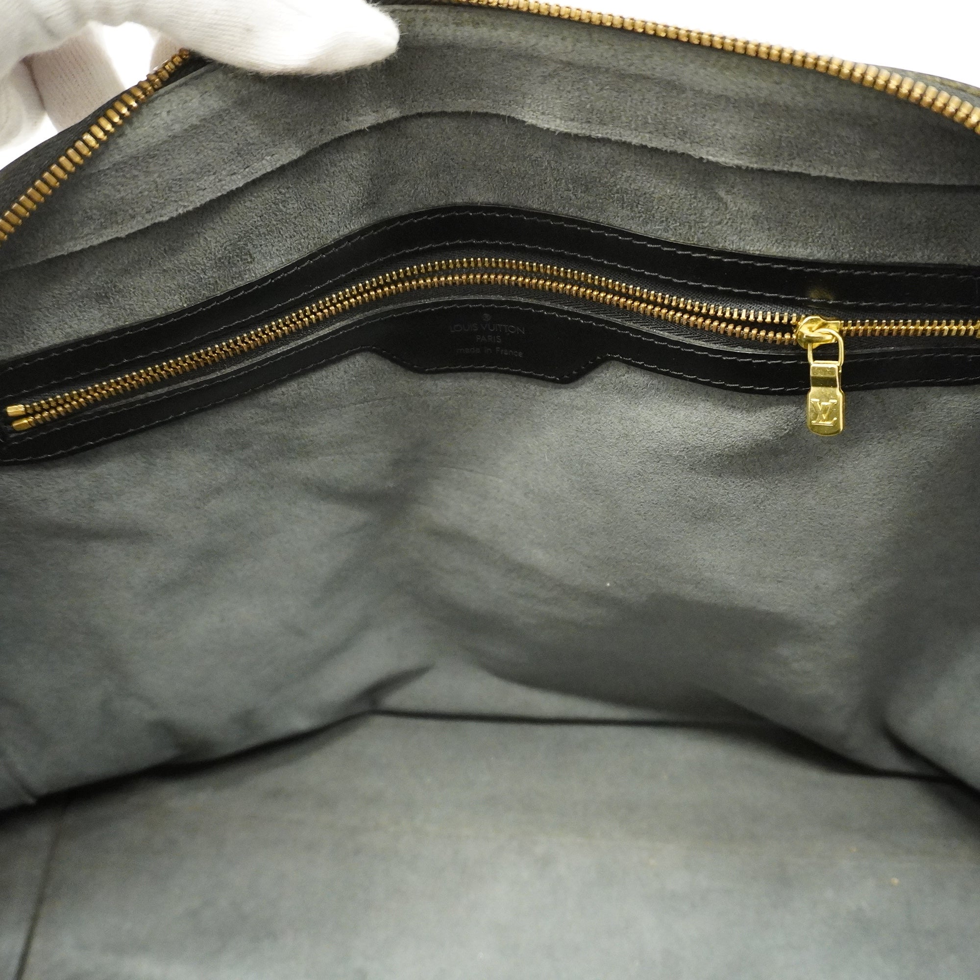 LOUIS VUITTONAuth  Epi Sorbonne M54512 Women's Handbag Noir