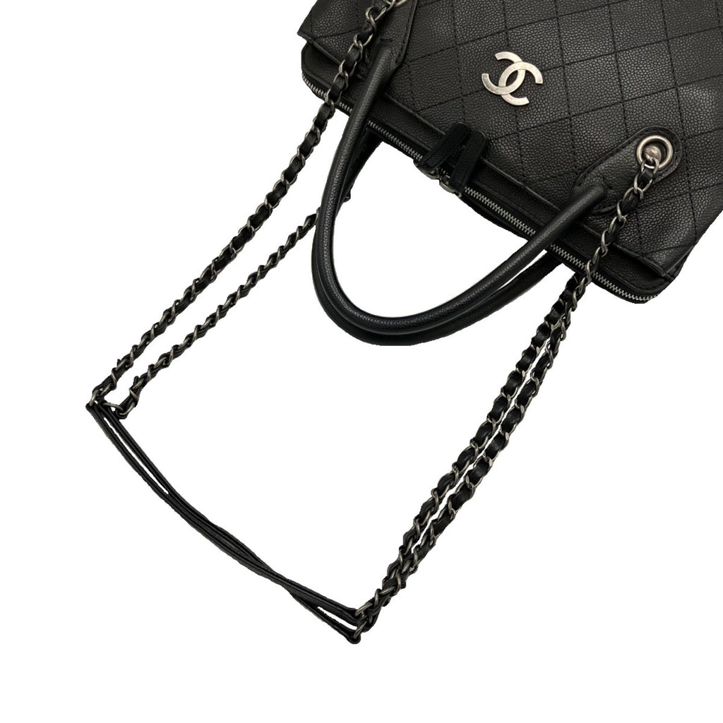 CHANEL Wild Stitch Shoulder Bag Women's Men's Leather