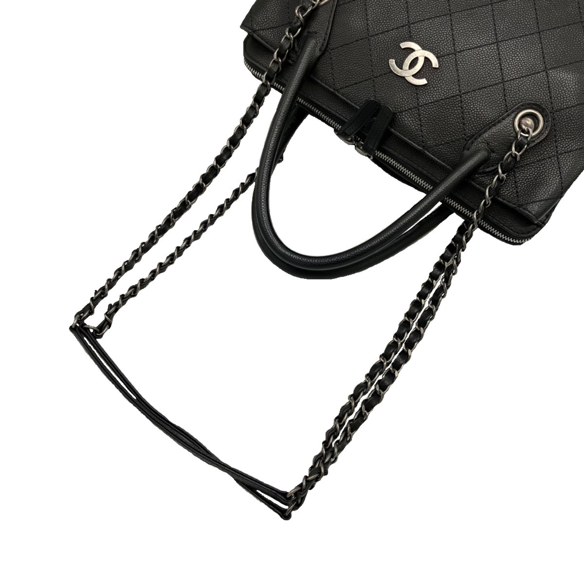 CHANEL Wild Stitch Shoulder Bag Women's Men's Leather