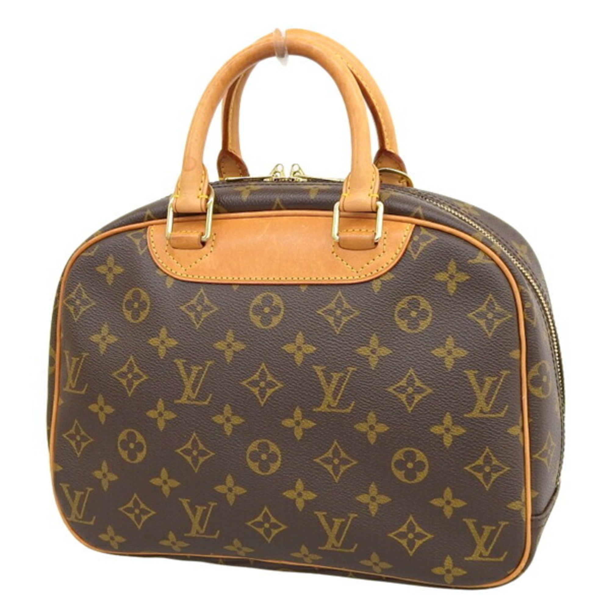 LOUIS VUITTON Monogram True Bill Handbag M42228 Brown Women's
