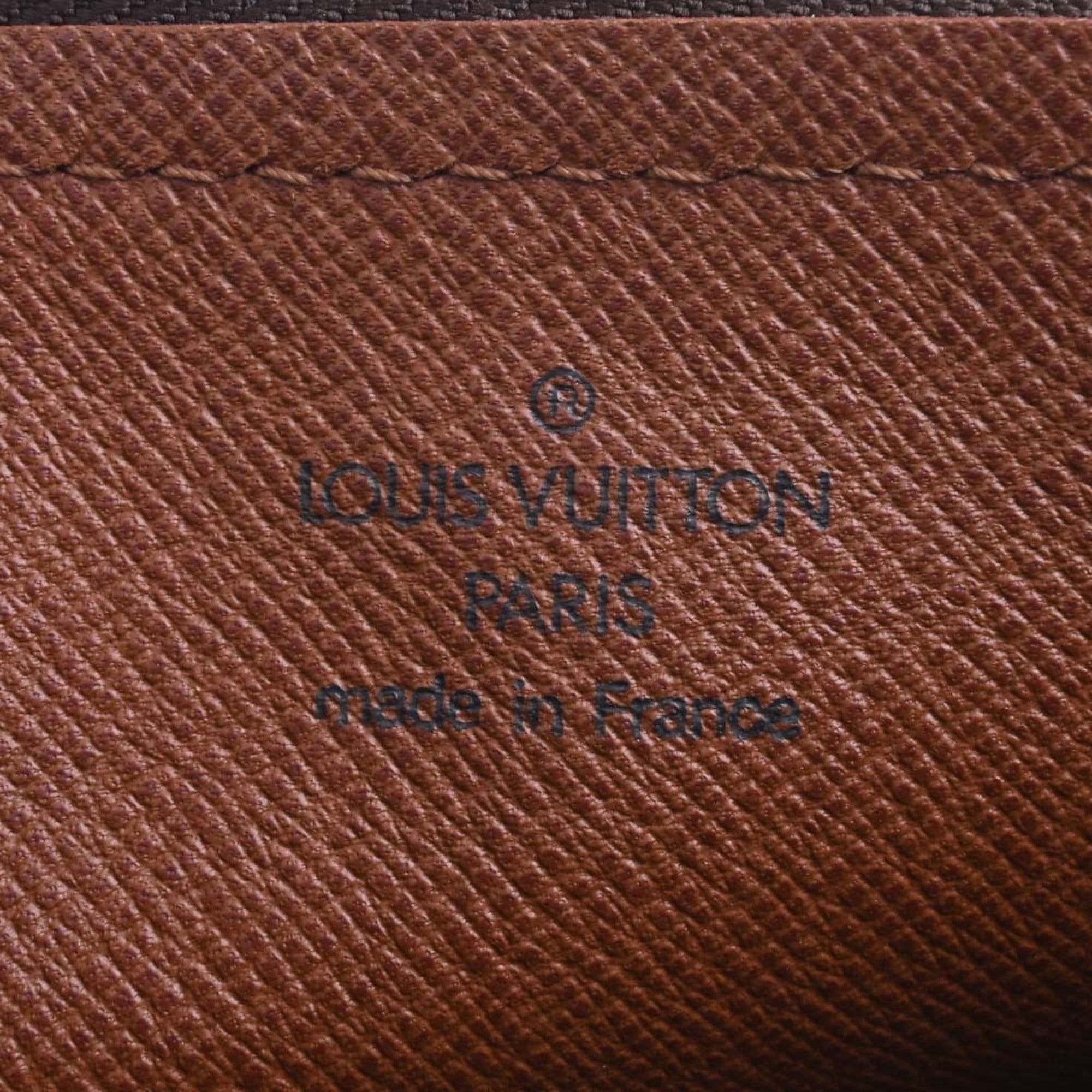 LOUIS VUITTON Monogram Papillon 30 Shoulder Bag M51385 Brown Women's