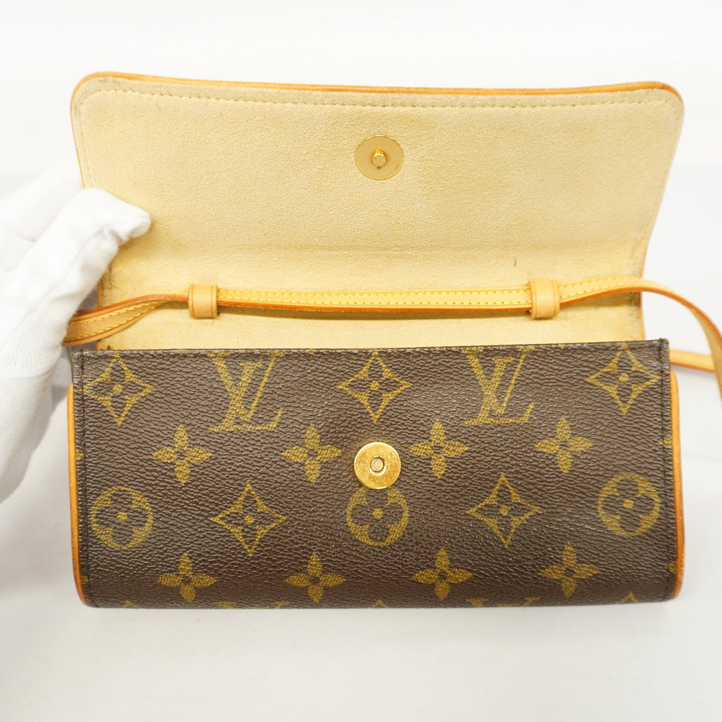 LOUIS VUITTONAuth  Monogram Pochette Twin PM M51854 Women's Shoulder Bag