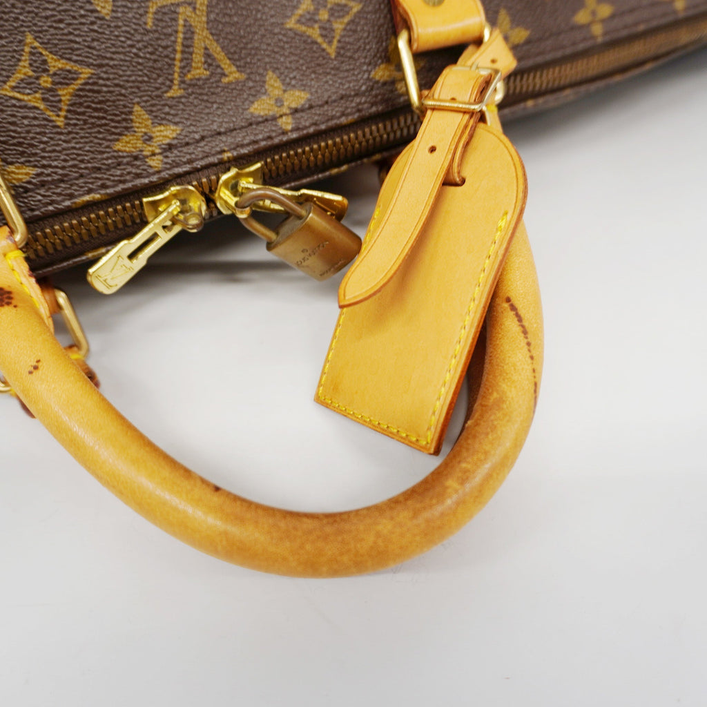 LOUIS VUITTONAuth  Monogram Keepall Bandouliere 60 M41412 Boston Bag