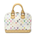 LOUIS VUITTON Alma Monogram Multicolor M92647  Bron White Handbag LV