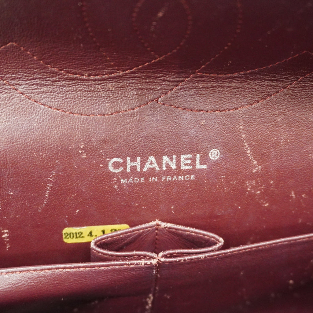 CHANEL  Matelasse W Flap W Chain Women's Caviar Leather Shoulder Bag Black
