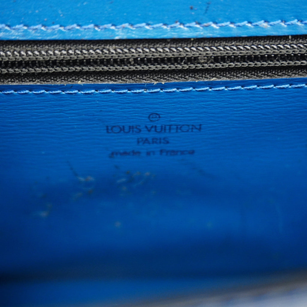 LOUIS VUITTONAuth  Epi Arche M52575 Women's Shoulder Bag Toledo Blue