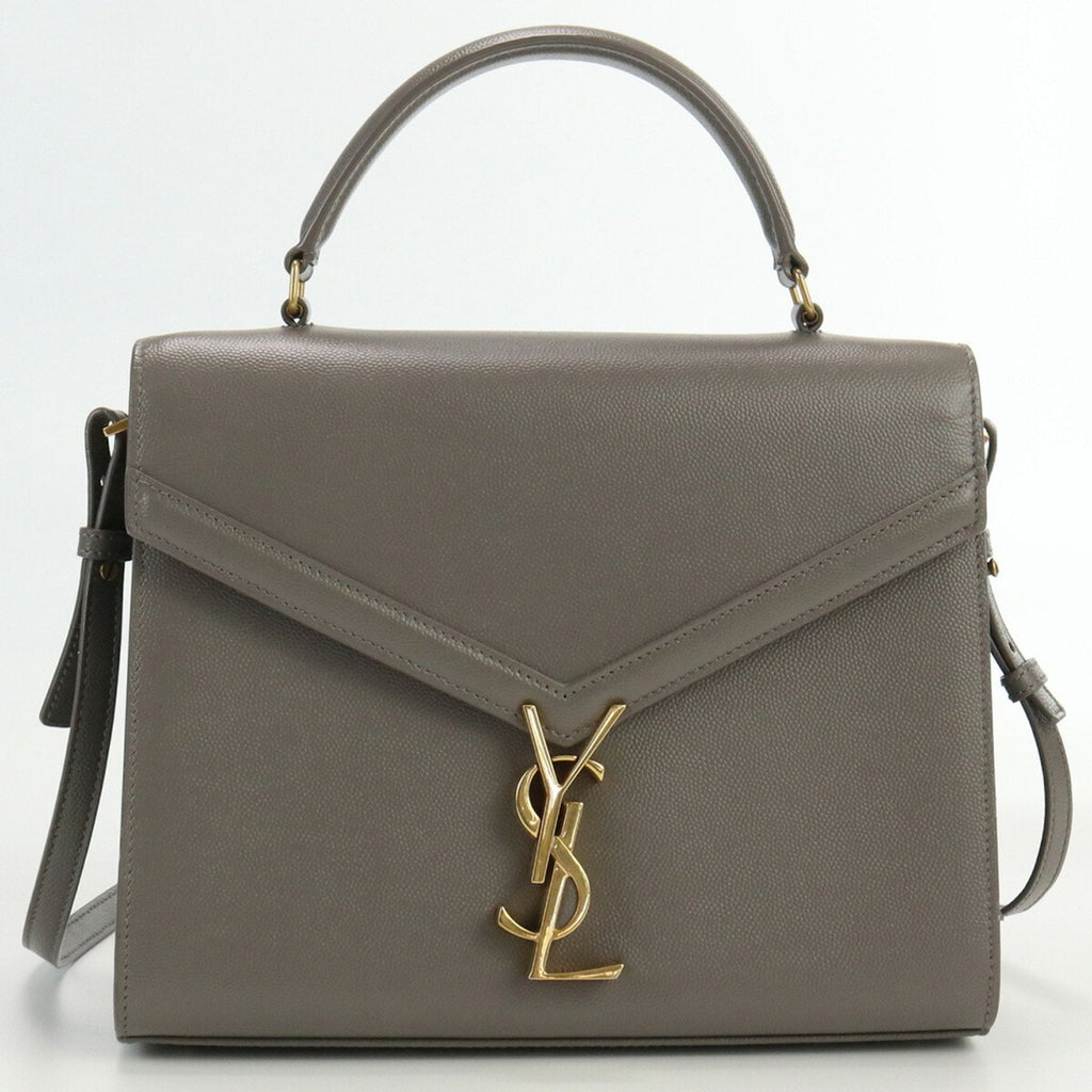SAINT LAURENT Cassandra Midia 623931 BOW0W 1202 Handbag Leather Women's