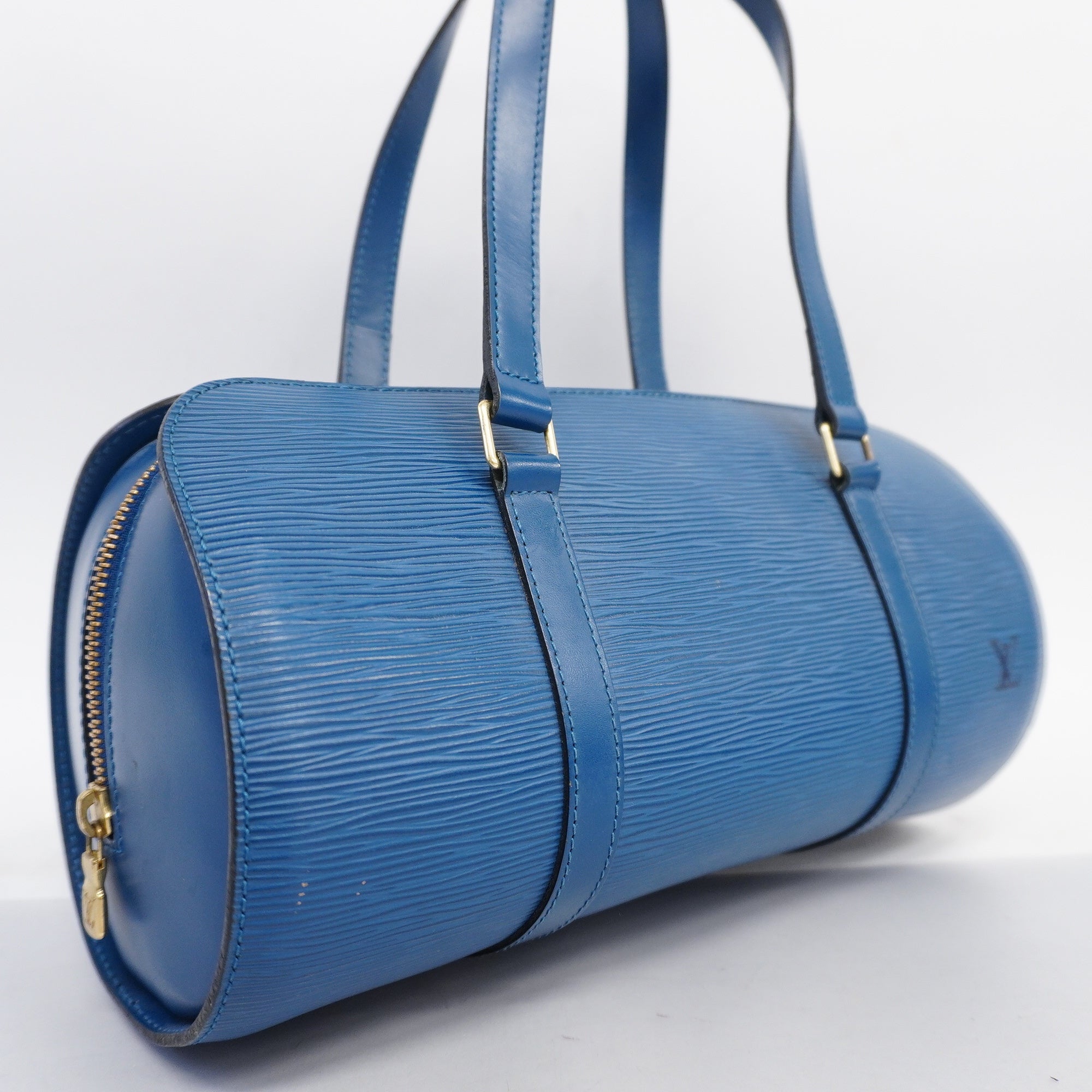 LOUIS VUITTONAuth  Epi Sufro M52227 Women's Handbag Toledo Blue