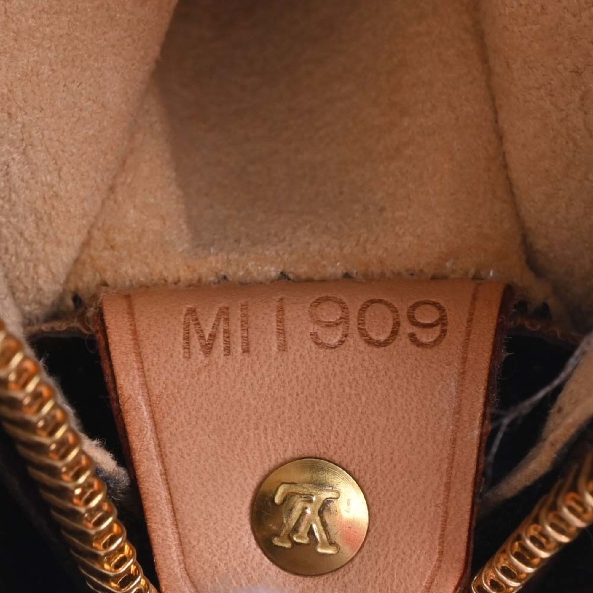 LOUIS VUITTON Monogram Looping GM Shoulder Bag M51145 Brown Women's