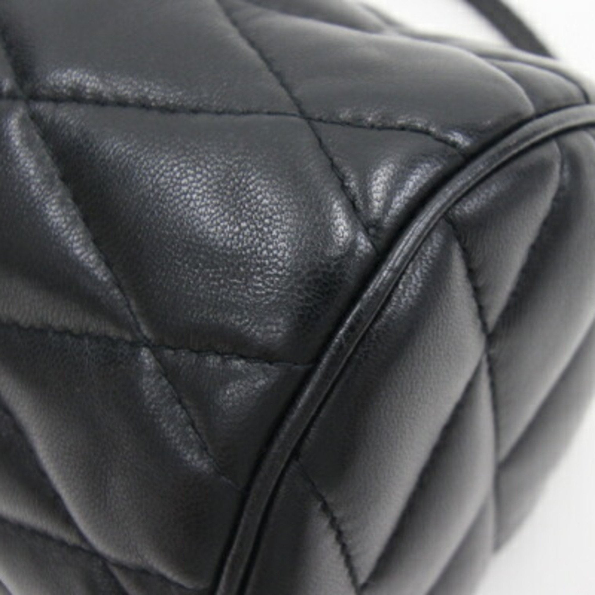 SAINT LAURENT Handbag Small Tube Bag 712706 Black Leather Chain Women's  PARIS