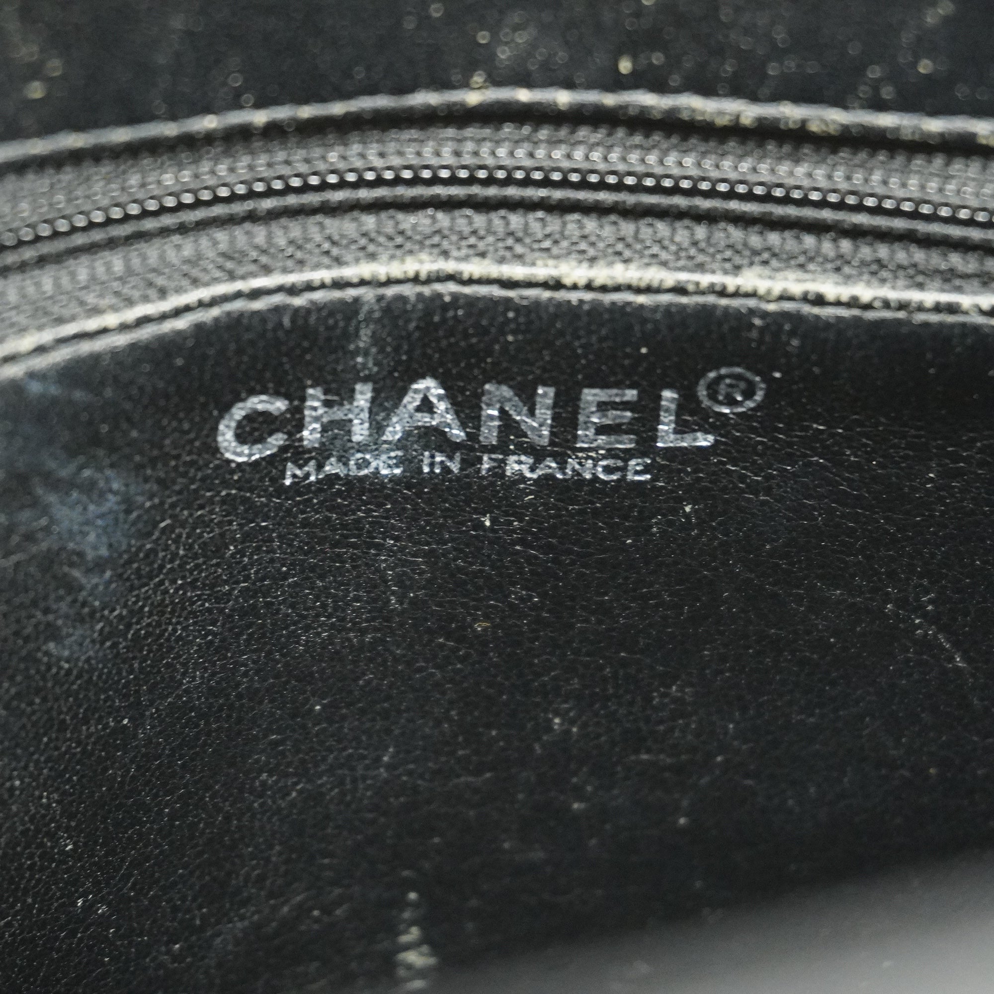 CHANELAuth  Reprint Tote Women's Caviar Leather Tote Bag Black