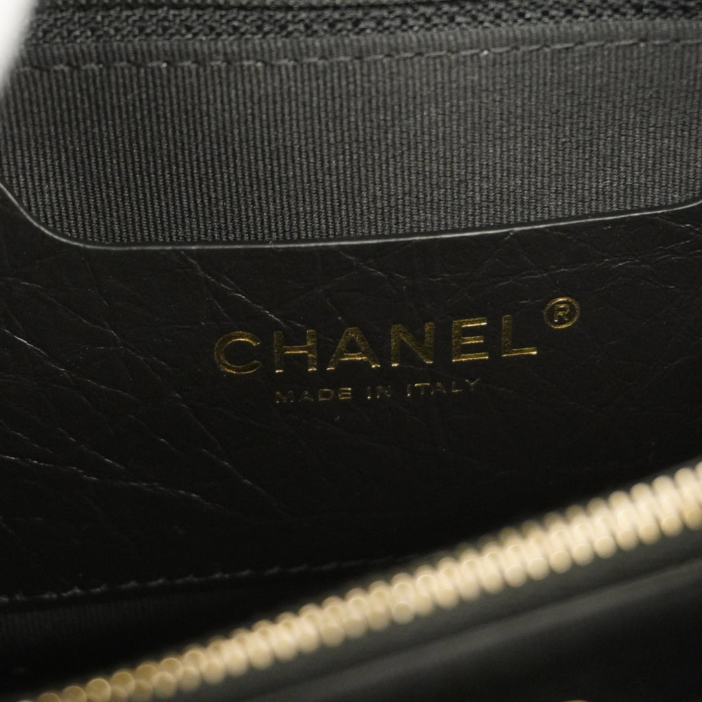 CHANEL  Matelasse Chain Shoulder Lambskin Women's Leather Shoulder Bag Black