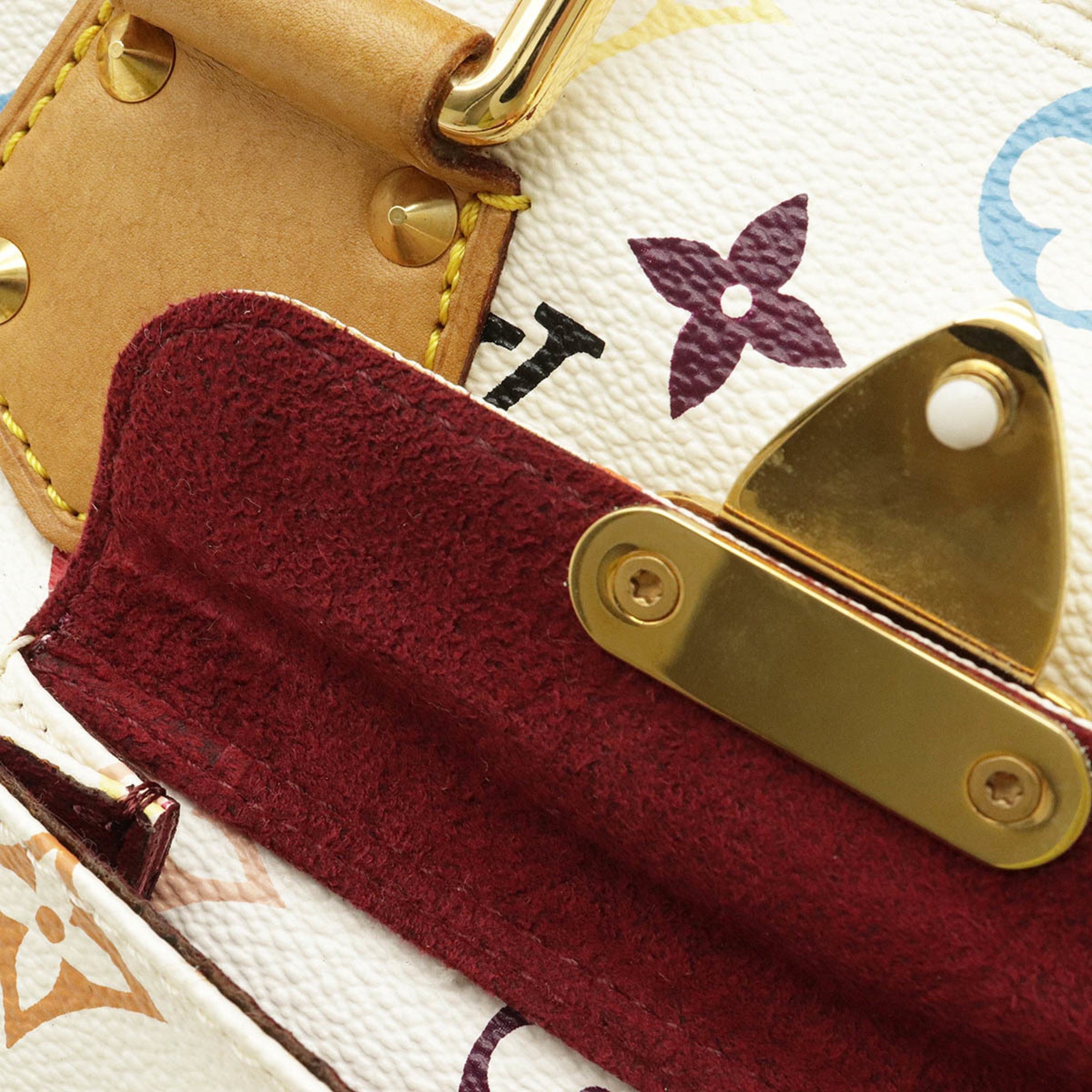 Louis Vuitton Monogram Multicolor Speedy 30 Handbag Bronze White M92643