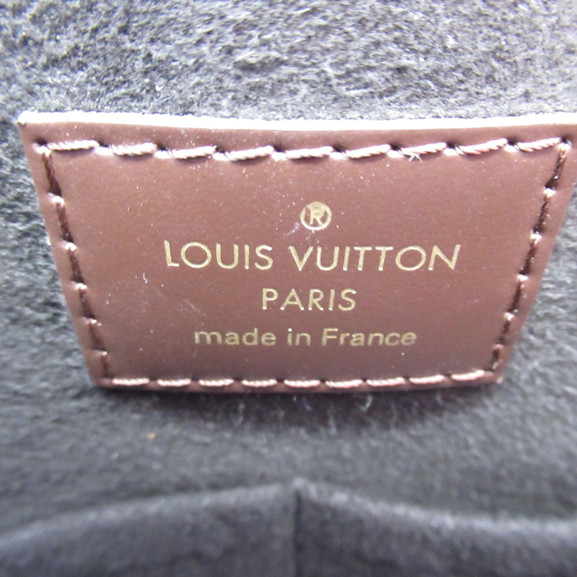 LOUIS VUITTON Normandy 2wayShoulder Bag Brown Black Damier PVC coated canvas N41487