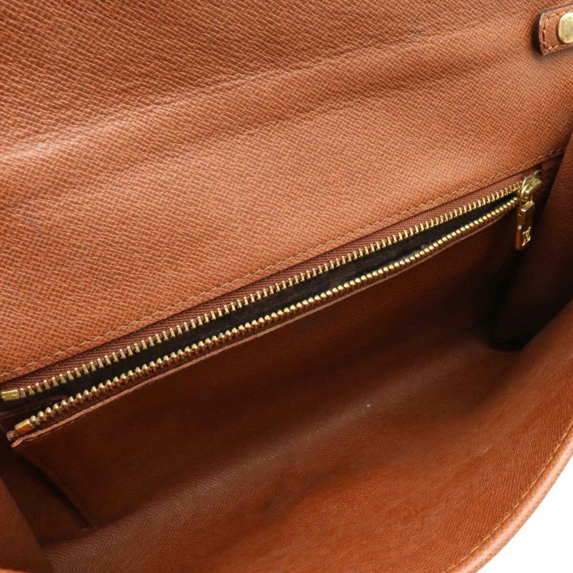 Louis Vuitton Monogram Bordeaux Shoulder Bag Clutch Second M51797