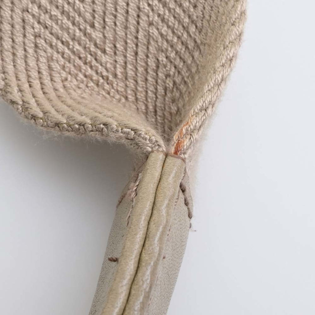 YVES SAINT LAURENT Canvas Tote Bag Beige Women's