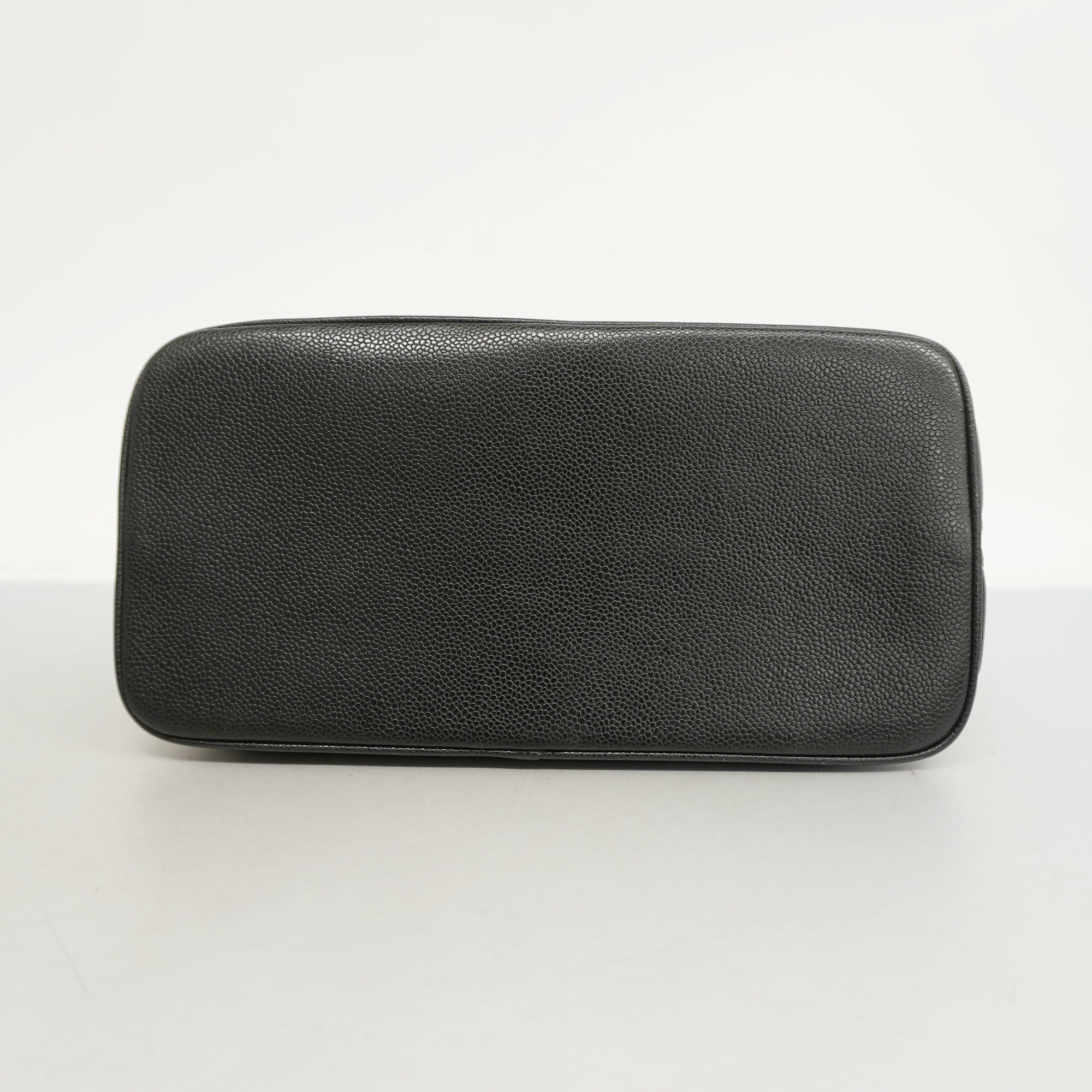 CHANELAuth  Reprint Tote Women's Caviar Leather Tote Bag Black