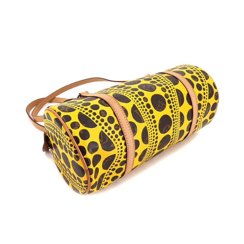 Louis Vuitton Monogram Pumpkin Dot Papillon Shoulder Bag Jaune Yayoi Kusama M40688