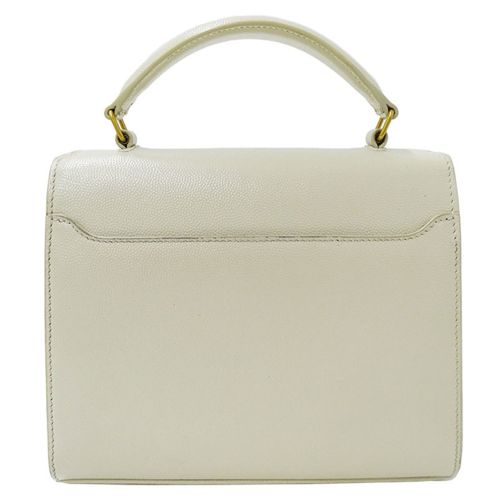SAINT LAURENT Bag Ladies Cassandra Handbag Shoulder 2way Leather Ivory 623930