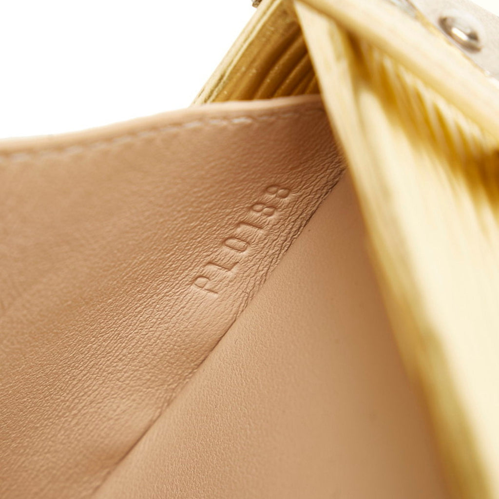 Louis Vuitton Epi Petite Maru Shoulder Bag M54652 Gold Silver Leather Ladies LOUIS VUITTON
