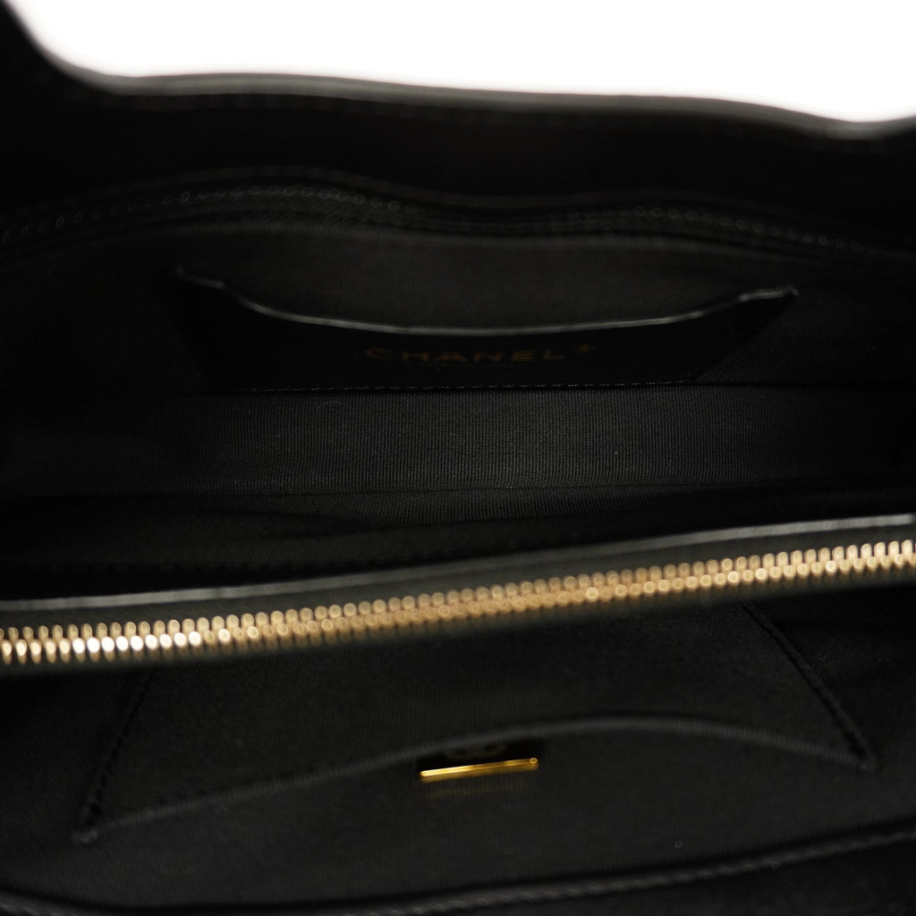 CHANEL  Matelasse Chain Shoulder Lambskin Women's Leather Shoulder Bag Black