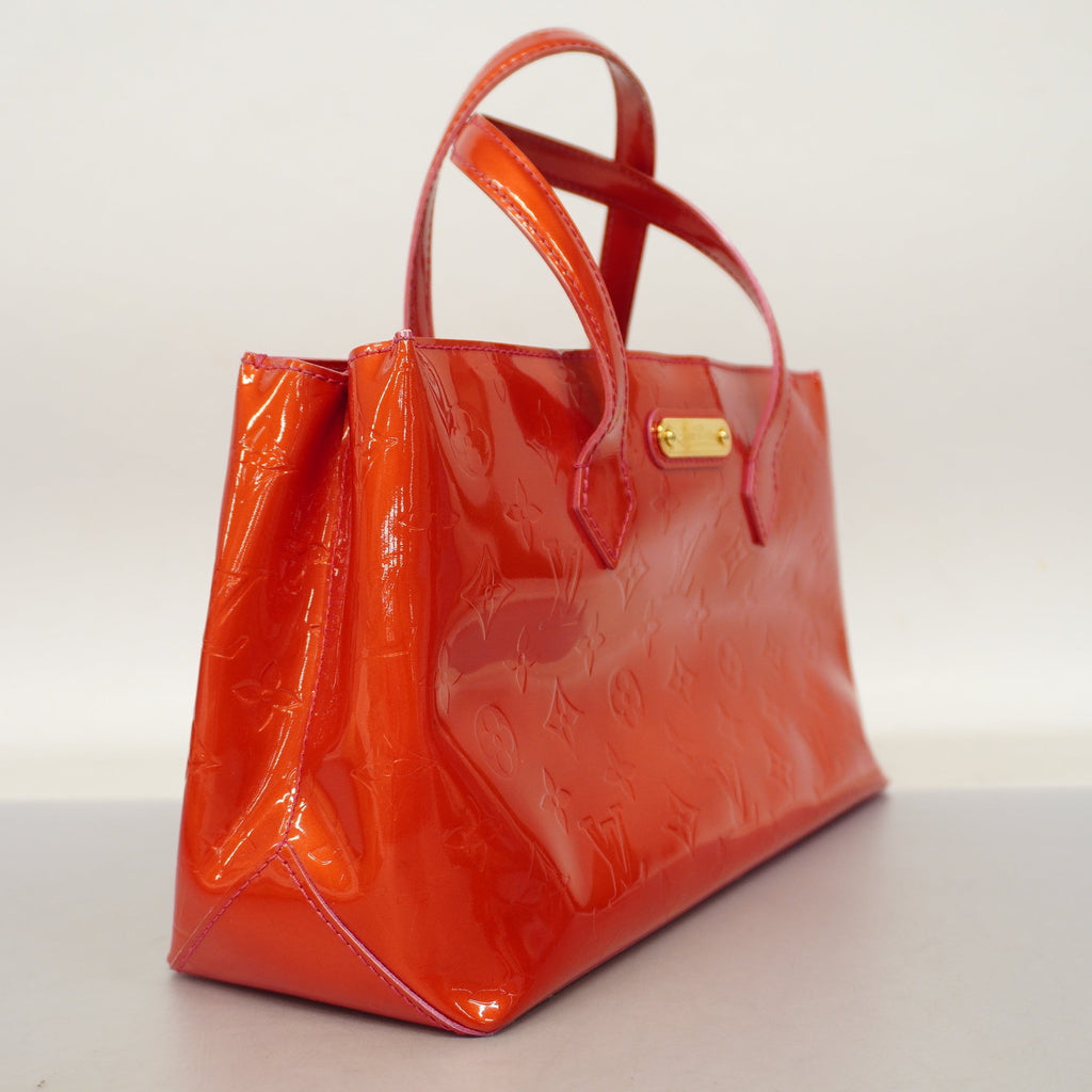 LOUIS VUITTONAuth  Monogram Vernis Wilshere Bluebird M93643 Women's Handbag