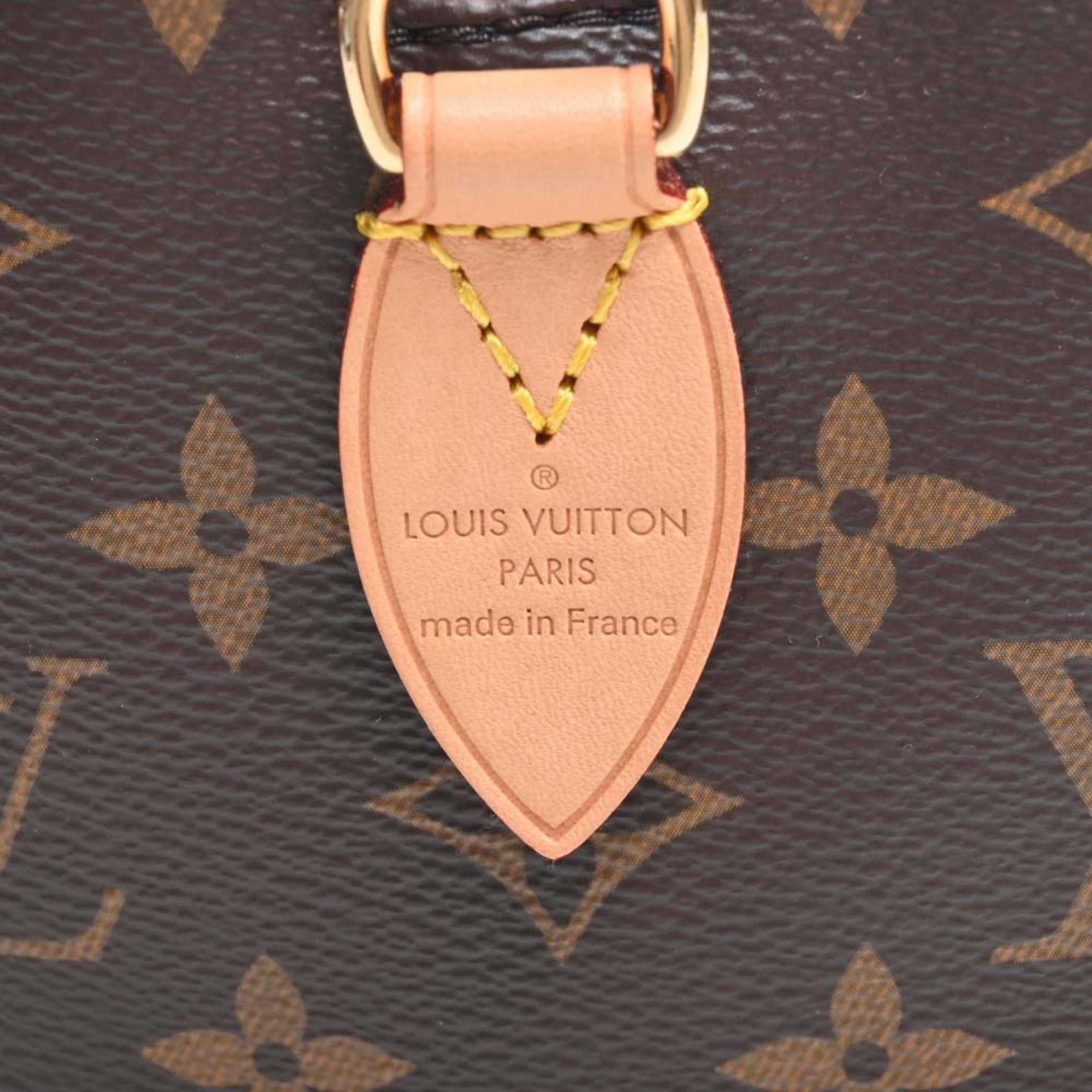 LOUIS VUITTON Monogram Speedy Bandouliere 20 Handbag M46234 Brown Women's