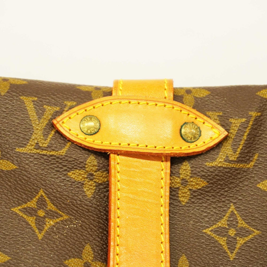 LOUIS VUITTONAuth  Monogram Saumur 35 M42254 Women's Shoulder Bag