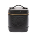 CHANEL Vanity Brown Ladies Caviar Skin Handbag