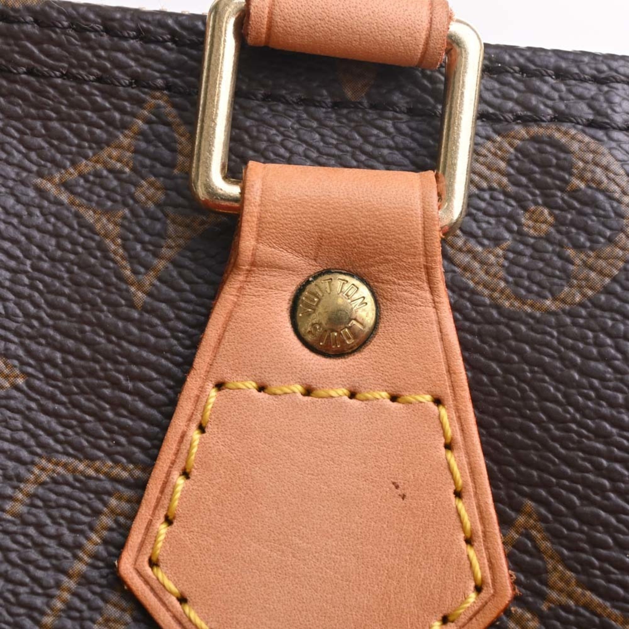 LOUIS VUITTON Monogram Speedy 30 Handbag Mini Boston Bag M41526 Brown Women's