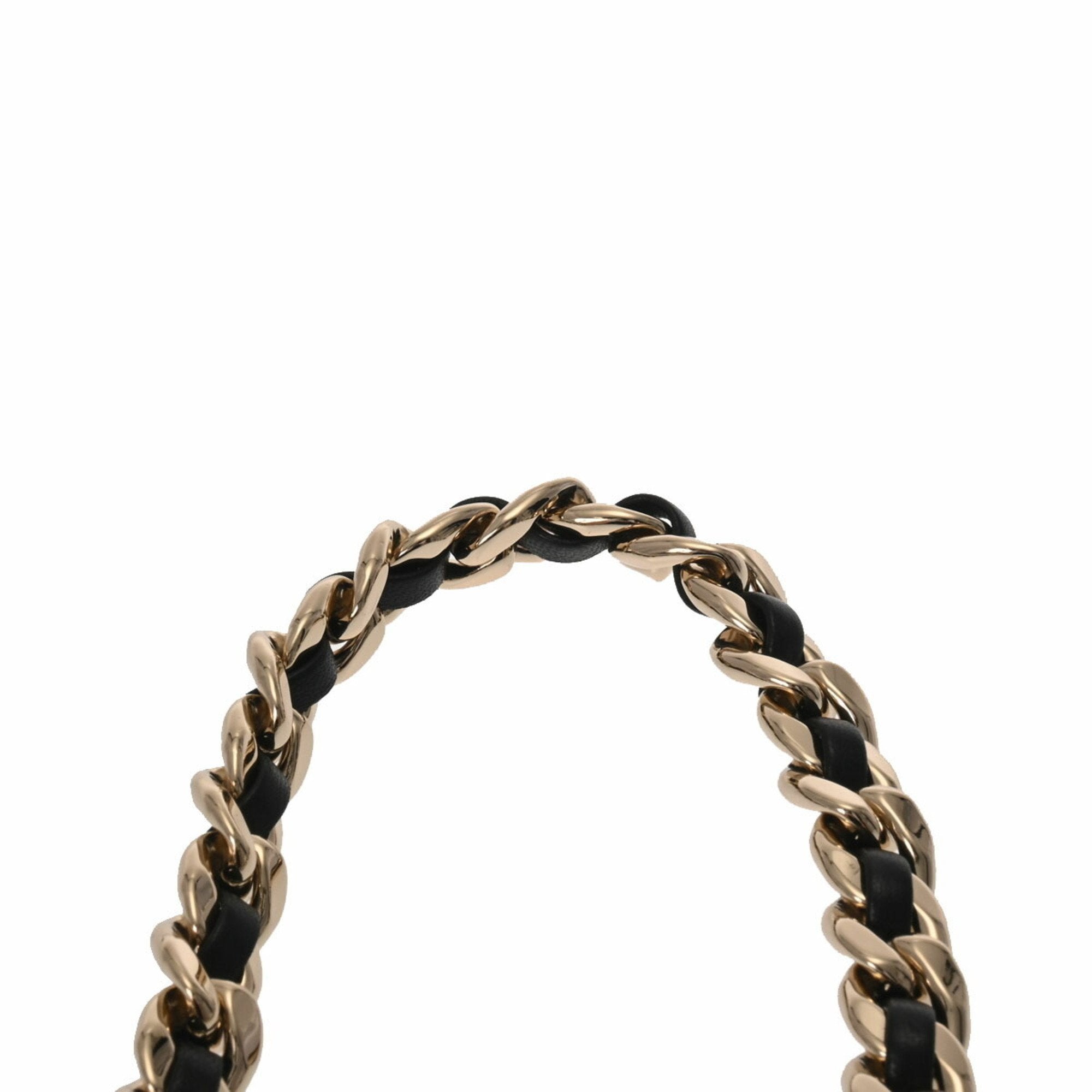 CHANEL Matelasse Vanity Chain Shoulder Black Women's Lambskin Bag