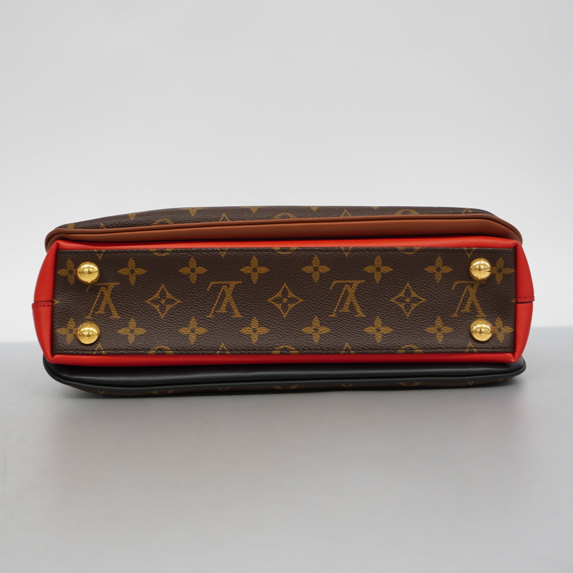 LOUIS VUITTONAuth  Monogram Mille-feuille M44254 Women's Handbag Rouge
