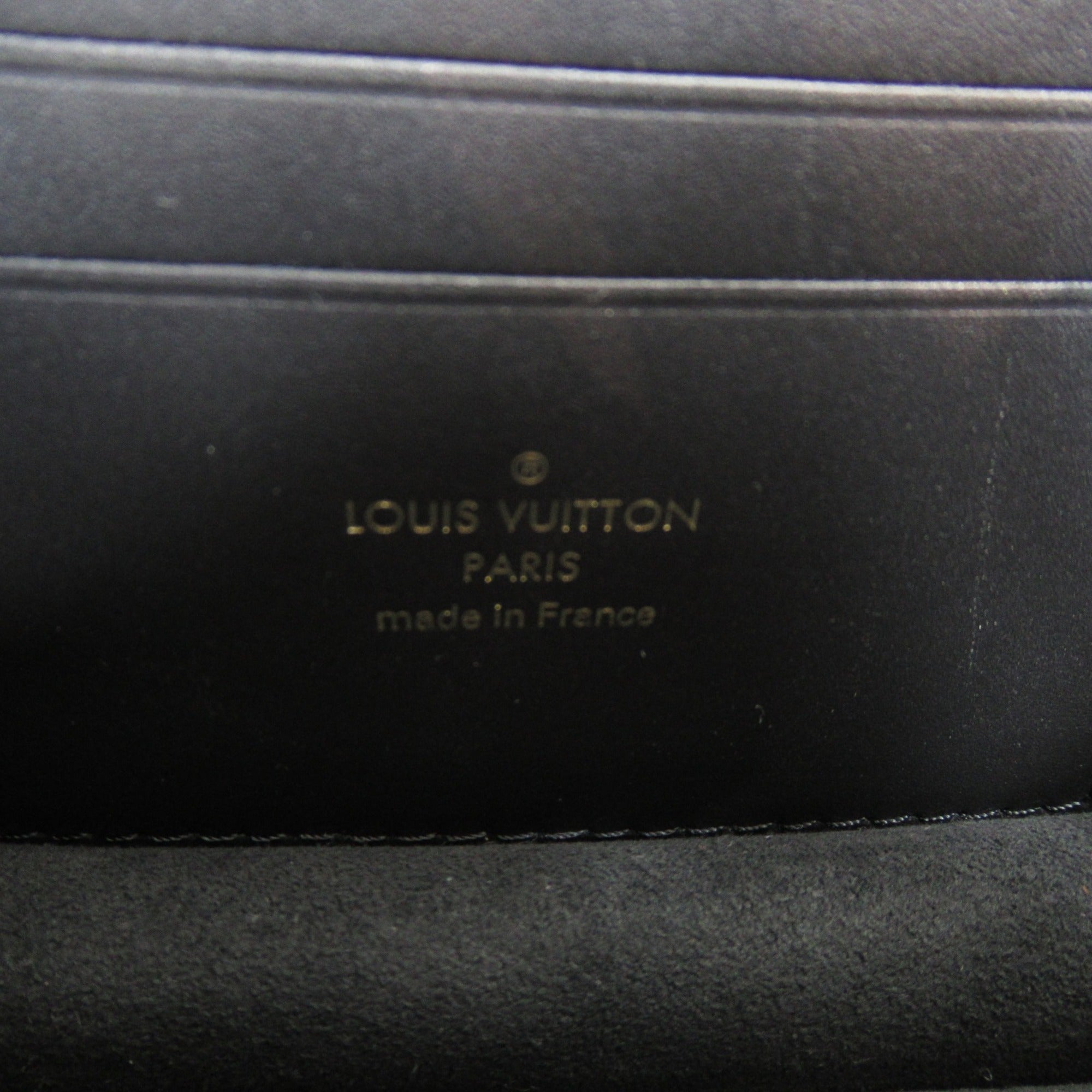 LOUIS VUITTON Portefeiulle Dauphine Shoulder Bag Brown Monogram Reverse PVC coated canvas M68746